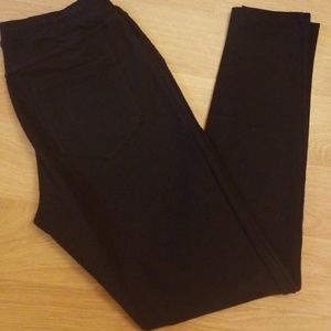 Black jeggings